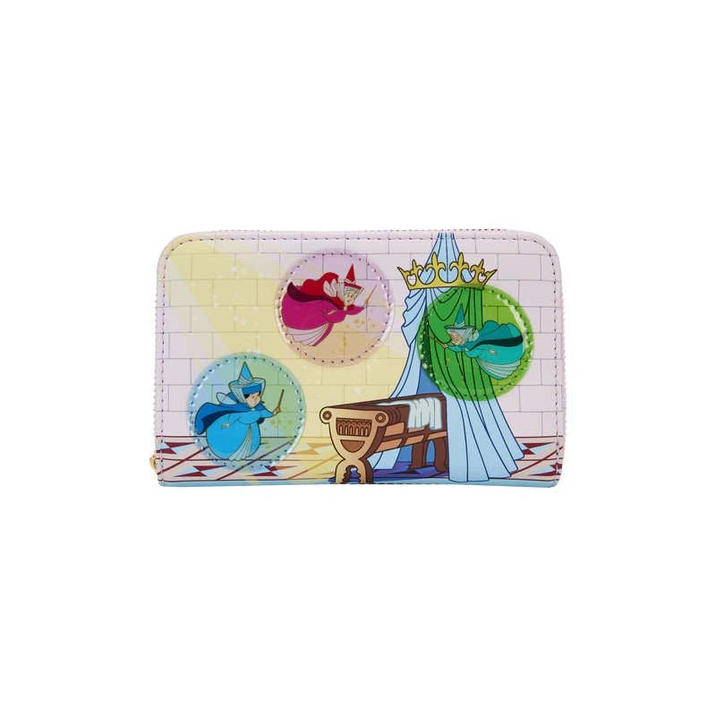 Loungefly Disney Sleeping Beauty Stained Glass Castle Wallet