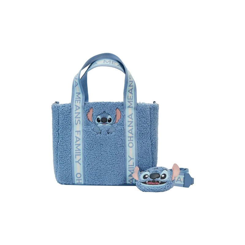 Loungefly Disney Stitch Plush Pocket Crossbody