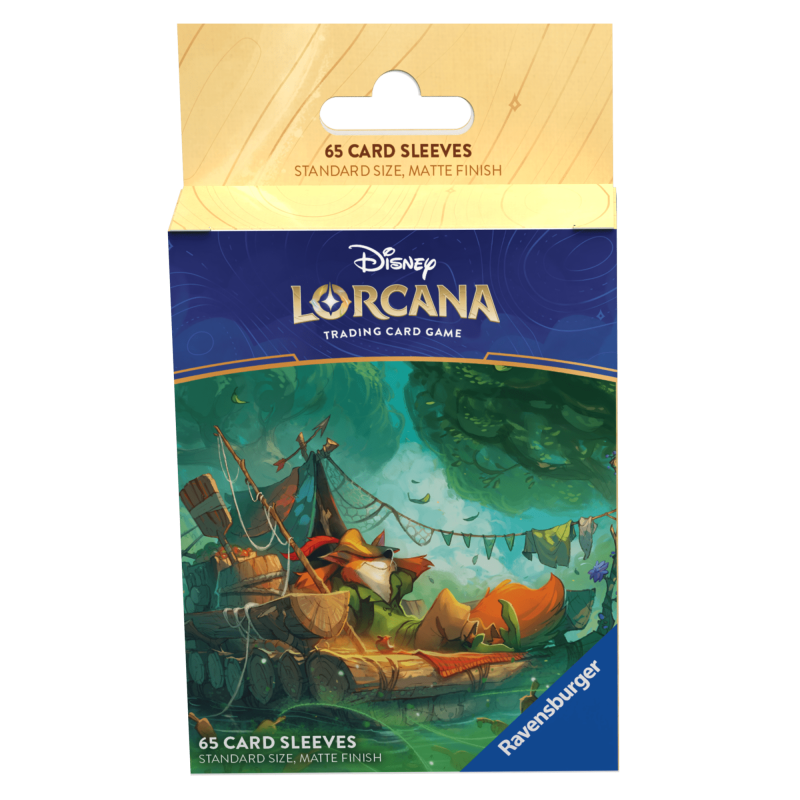 Disney Lorcana TCG - Les terres d'encre - Sleeve Protèges Cartes Robin Des Bois