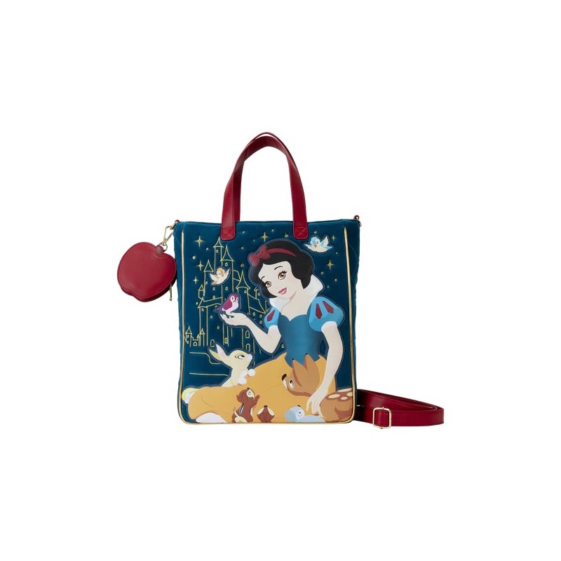 Loungefly Disney Snow White Heritage Velvet Tote Bag