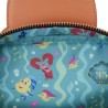 Loungefly Disney The Little Mermaid 35th Anniversary Sebatien Crossbuddies Bag