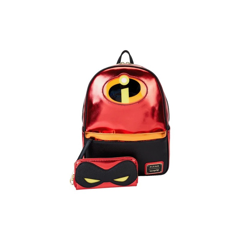 Loungefly Pixar The Incredibles "20th Anniversary" Backpack + Wallet