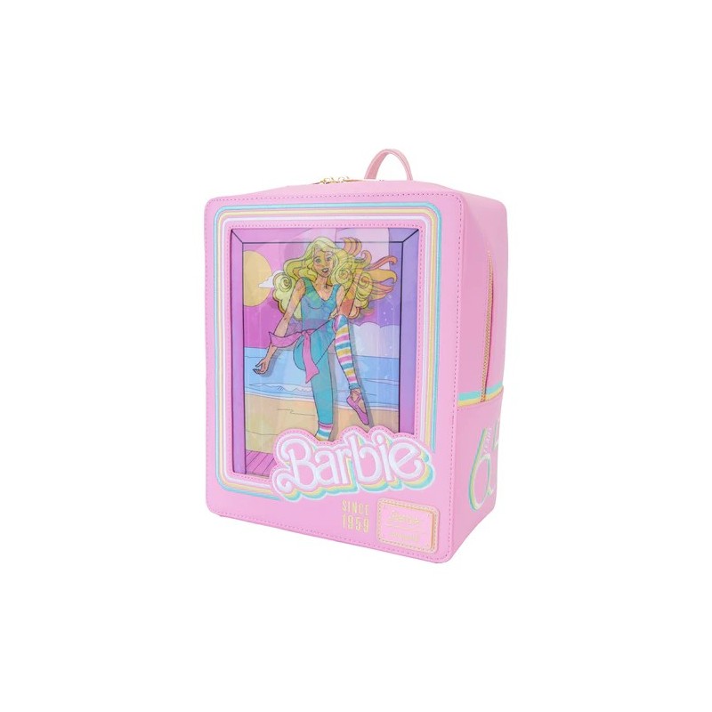 Loungefly Barbie Doll Box Lenticular Backpack