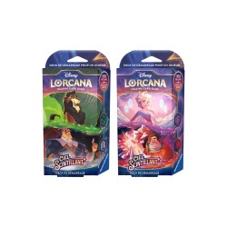 Disney Lorcana TCG - Ciel Scintillant - Starter Deck Emeraude et Acier- Scar et Kronk