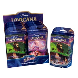 Disney Lorcana TCG - Ciel Scintillant - Starter Deck Améthyste et Rubis - Elsa et Ralph