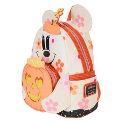 Loungefly Disney Minnie Halloween White Pumpkin Backpack