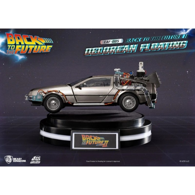 Beast Kingdom Retour Vers Le Futur Delorean Flottante Statuette