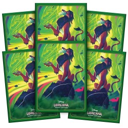 Disney Lorcana TCG - La mer azurite - Sleeve Protèges Cartes Scar