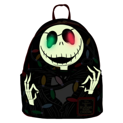 Loungefly Nightmare Before Christmas Smiling Jack Light Up Backpack