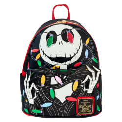 Loungefly Nightmare Before Christmas Smiling Jack Light Up Backpack