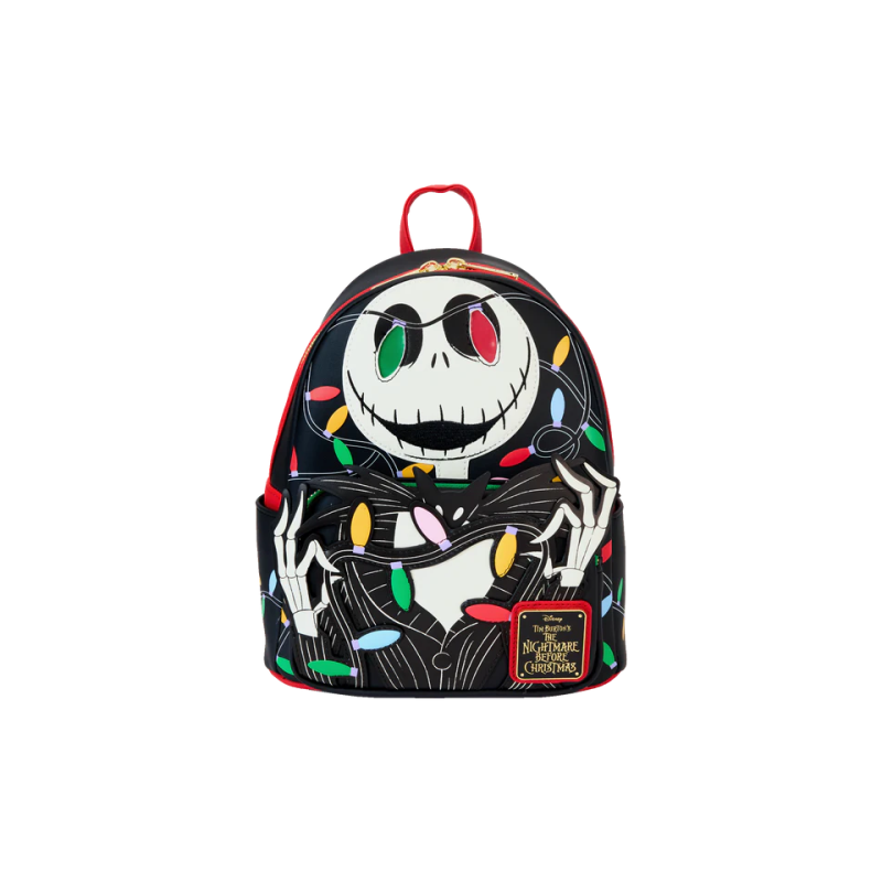 Loungefly Nightmare Before Christmas Smiling Jack Light Up Backpack