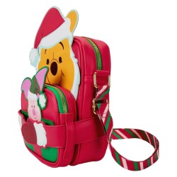 Loungefly Winnie The Pooh Santa Pooh Passport Bag