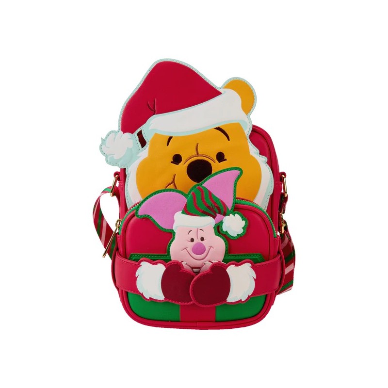 Loungefly Winnie The Pooh Santa Pooh Passport Bag