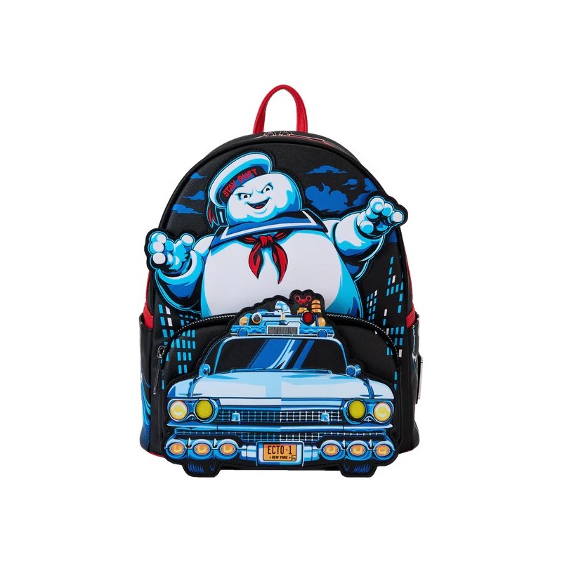 Loungefly Ghostbuster Stay Puff Chasing Light up Backpack