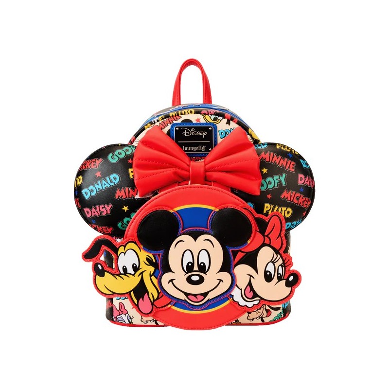 Loungefly Mickey & Friends Classic Ears Holder Backpack + Ears