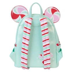 Loungefly Disney Minnie Holiday Peppermint Ornaments Backpack