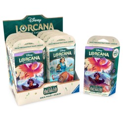 Disney Lorcana TCG - L'île d'Archazia - Starter deck Rubis et Saphir - La Belle et la Bête